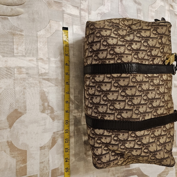 Christian Dior Brown Trotter Canvas Boston Tote Bag - Picture 15 of 16